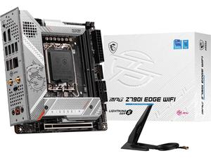 MSI MPG Z790I EDGE WIFI Mini ITX <span class=keywords><strong>Motherboard</strong></span> LGA 1700 Intel Z790 DDR5 SATA 6 Gb/s Dual Channel M.2 Port Desktop terintegrasi - Product Image 3