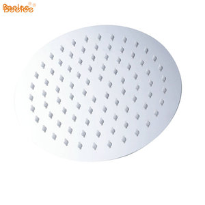 Huebeelee — pomme de Douche bs3206, pommeau de Douche rond à économie d'eau, acier inoxydable, résistant et personnalisable, Ultra-fin 8 pouces - Product Image 3