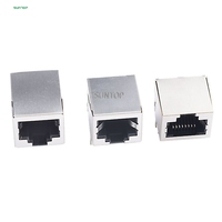 Conector de red de 11 R45 45 ememale onnector etwork Art 10p10c rj50 10p10c SMT RJ45 SMT, conector de red RJ45