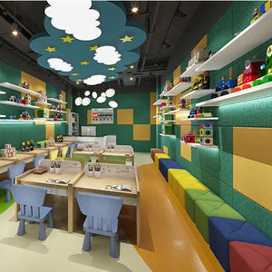 Panneau acoustique en tissu polyester de haute qualité Panneau en feutre insonorisant de style design moderne pour animaux de compagnie à des fins décoratives - Product Image 4