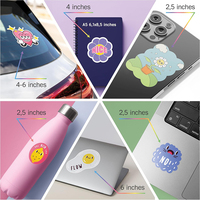 Etiqueta Adhesiva Personalizada, Vinilo Holográfico Impermeable con Logotipo para Etiquetas de Embalaje, Cumple con RoHS