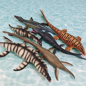 Xinhen - Serie di modelli di creature marine antiche: Mosasauro e Khorosaurus maculato, simulazione realistica del <span class=keywords><strong>Re</strong></span> dei mari, modello animale solido - Product Image 2