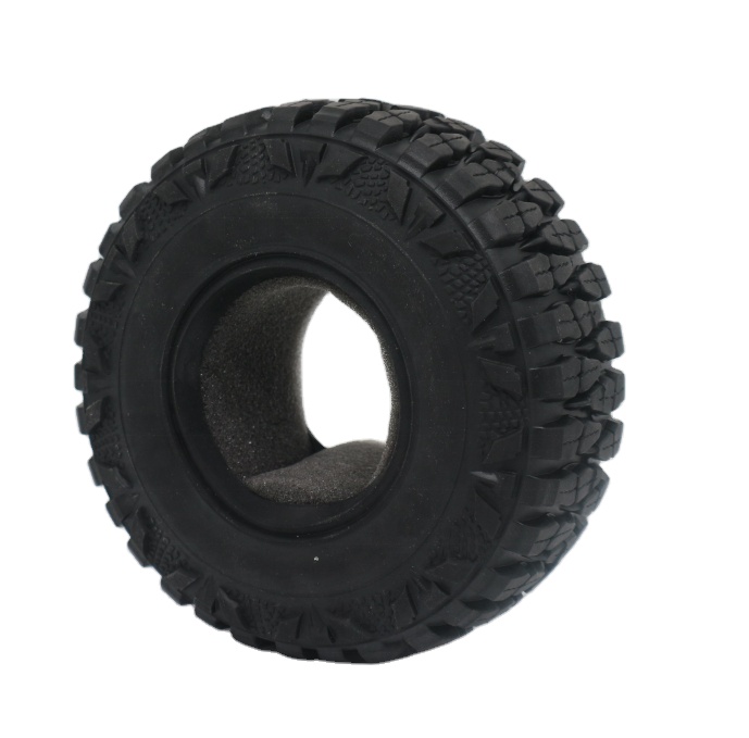 2.2inch Wheel Tires Rock Tyres Black Rubber Tires 2.2inch Wheel For 1/10 RC Car Model Toy Rc Parts Accessories