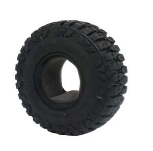Neumáticos de Roca de 2.2 Pulgadas, Neumáticos de <span class=keywords><strong>Goma</strong></span> Negros para Coche RC 1/10, Piezas de Repuesto para Modelos de Juguete con Batería - Product Image 1