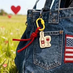 Llavero de acrílico personalizado para el Día de San Valentín, regalo promocional, llavero DIY con labios y flores, llavero de metal con mosquetón para bolso - Product Image 6