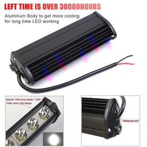 MT0018 ไฟหน้ารถจักรยานยนต์สามชั้น LED ไฟทำงาน 50000 ชั่วโมงขายึดอะลูมิเนียมสำหรับรถบรรทุกออฟโรดใช้ - Product Image 3