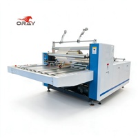 Laminateur semi-automatique Oray pour boîtes cadeaux avec emballage en bois, circulation de colle économe en énergie, moins de gaspillage de colle, haute productivité