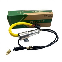 Solénoïde d'arrêt de flamme DYN 24V 11N666090 11N6-66090 pour excavatrice R210LC-7H R220LC-7H Pièces de machines de construction