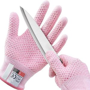 Level 5 Cut-Resistant <b>Touch</b> <b>Screen</b> <b>Gloves</b> Pineapple Pattern Glass Kitchen Food Grade Slaughter Fish Wear-Resistant - Product Image 3