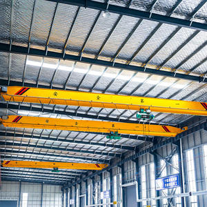 رافعة علوية أحادية العارضة بحمولة 5 طن معتمدة من CE، خفيفة الوزن، مع محرك متغير التردد PLC وتحكم عن بعد، رافعة كهربائية - Product Image 1