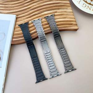 Quick Adjustment Stainless Steel Watch Band <b>Strap</b> for S10 11 46mm Ultra 49mmm SE 44mm Featuring Curved Side Release Watch Band - Product Image 3