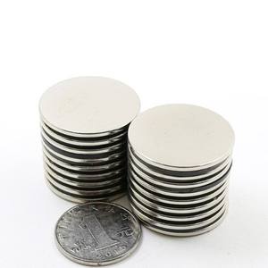맞춤형 N35 N42 N40 N38 N50 N52 등급 원형 초강력 네오디뮴 자석 디스크 마그넷 - Product Image 2