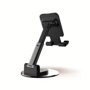 Support de téléphone rotatif pour bureau, support de téléphone réglable en hauteur et en angle, support de téléphone portable en plastique - Product Image 2