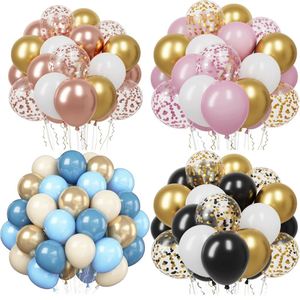 ลูกโป่งลาเท็กซ์เมทัลลิกเงา ขนาด 30 ซม. 12 นิ้ว น้ำหนัก 2.8 กรัม สีม่วง เขียว ชมพู ฟ้า สำหรับตกแต่งงานแต่งงาน งานวันเกิด งานเลี้ยงฉลองเด็กอ่อน คละสี - Product Image 6