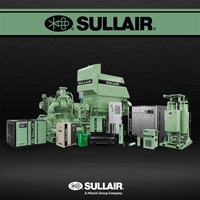 Compresseur d'air à vis rotatif Sullair AS04 AS0408 AS0410 AS0413 4kW 5HP 8bar 10bar 13bar avec réservoir, compresseur industriel monté sur réservoir
