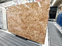Marbre Emperador Clair Poli Naturel, Design Moderne Étanche pour Décoration Intérieure, Comptoir, Escalier, Sol