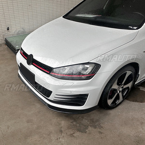 สำหรับรถโฟล์คสวาเกน กอล์ฟ 7 MK7 GTI R Rline ปี 2013 2014 2015 2016 สปอยเลอร์กันชนหน้า แผ่นกันกระแทกด้านล่าง บอร์ดแยกส่วน ใบมีด - Product Image 6