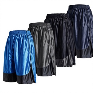 <b>Mens</b> <b>Woven</b> Drawstring 100% Polyester Solid Casual Breathable Mid Waist Board <b>Shorts</b> for Work Out - Product Image 1