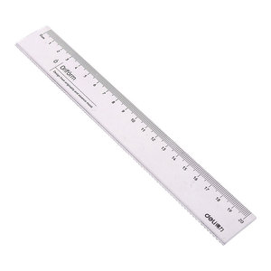 Deli Transparent Plastic Ruler 20cm Easy Read Student Drawing Tool - Product Image 5