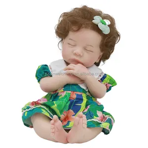 40厘米真正的娃娃，看起来真正的16英寸硅胶重生女孩温柔触摸出售