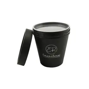 Umwelt freundliche bunte Lush Jar Ice Cream Pot PP Kunststoff Creme glas Kosmetik behälter 50g 100g 200g