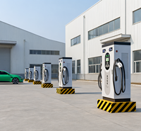 Off-grid geschikte DC snellader voor elektrische voertuigen, 40 kW, met CCS2 en batterijbuffer voor laadstation in afgelegen gebieden