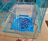 Vente en gros d'accessoires pour cage à oiseaux avec nid de perroquet externe pour canari, fournitures pour oiseaux, ustensiles pour pondre