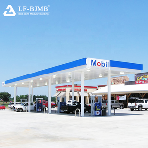 Canopée de base de roche, structure en acier préfabriquée, bagage <span class=keywords><strong>à</strong></span> coquille, pour station <span class=keywords><strong>essence</strong></span> - Product Image 3