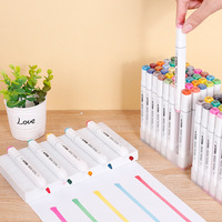 Secolorart 120 Couleurs Prix Usine Double Pointe Double Dessin Alcool Permanent Art Marqueur Stylo
