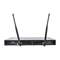 Système de microphone sans fil UHF haut de gamme HK10, professionnel, 100 canaux, alimenté par piles AA, pour karaoké, club, église, fête