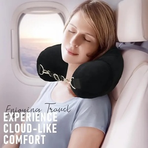 Funda <span class=keywords><strong>De</strong></span> Almohada rellenable para el cuello, bolsa organizadora en forma <span class=keywords><strong>de</strong></span> U, bolsa <span class=keywords><strong>de</strong></span> <span class=keywords><strong>viaje</strong></span> transportable, cojín <span class=keywords><strong>de</strong></span> avión con ropa para mayor comodidad - Product Image 5