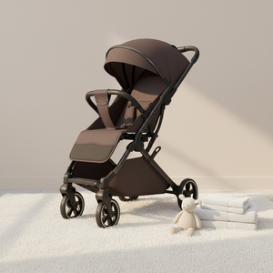Poussette pliable en coton certifiée EN1888, cadre en acier inoxydable, design léger, pour bébé de 0 à 3 ans, capacité de charge de 20 kg - Product Image 1