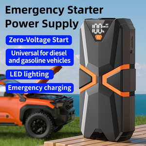 Démarreur de voiture et moto 2000A, batterie au lithium, chargeur portable, allume-cigare multifonctionnel - Product Image 2