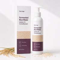 Après-shampoing sans rinçage professionnel premium naturel doux et efficace à l'eau de riz fermentée anti-pelliculaire – Vente directe fabricant
