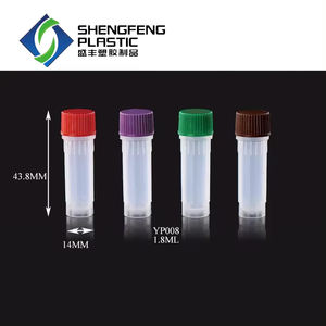 Ücretsiz örnek Cryo flakon Lab tek kullanımlık kendinden ayakta şeffaf plastik Cryovial tüpler - Product Image 2