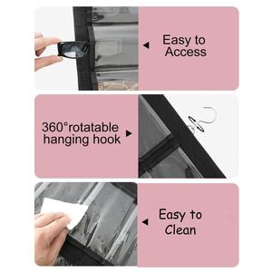 Wall Mounted Dust Proof Eyeglasses Holder Sunglasses Organizer <b>Storage</b> Hanging <b>Box</b> - Product Image 5