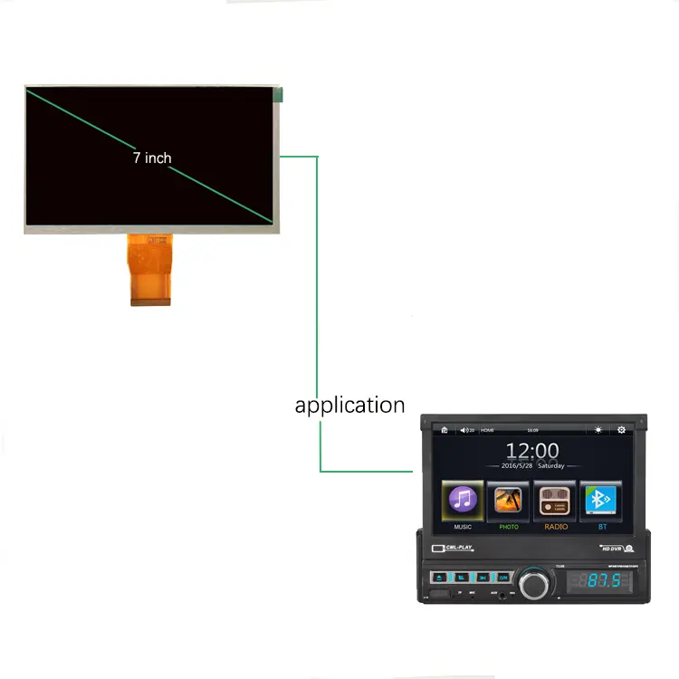 Custom lcd display 1.54"2.0"2.4"2.8"3.0"3.5"3.92"4.0" Round/square/bar type screen lcd module Capacitive touch tft screen