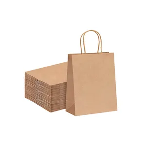 Fabricants Fournisseur Premium Craft Brown Paper Bag For Restaurant Takeaway