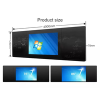 Tableau interactif intelligent numérique LCD Nano de 85 pouces avec écran tactile pour salle de classe