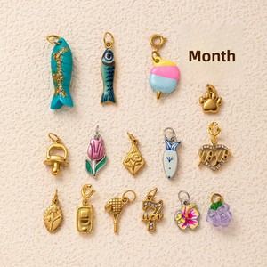 Nouveaux pendentifs en forme de poisson en acier inoxydable, Europe Amérique ; accessoires <span class=keywords><strong>DIY</strong></span>, plaqué or 18 carats par électrolyse sous vide, style vintage - Product Image 3