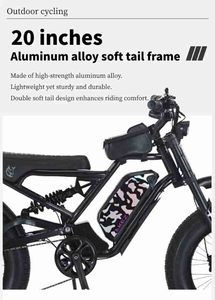 <span class=keywords><strong>Beta</strong></span> Cyber Bike 2000W <span class=keywords><strong>Moto</strong></span> électrique tout-terrain à double moteur, pneus larges 20 * 4.0, suspension intégrale, EMoto pour adultes tout-terrain - Product Image 6