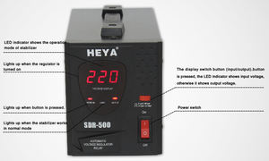 Estabilizadores de regulador de voltaje automático, 220V, 500VA, CA, 0.5KVA, 400W, 500W - Product Image 2