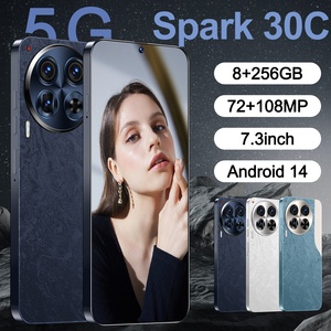 Smartphone Copy Spark 30 <span class=keywords><strong>Pro</strong></span> 256 Go 7,3 pouces 90 Hz AMO Écran à diodes électroluminescentes à points 8 cœurs Batterie grande capacité Téléphone portable - Product Image 4