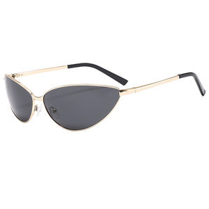 Gafas de Sol de Ojo de Gato de Diseño Y2K para Mujer, Nuevas 2024, Protección UV400, Gafas de Sol Metálicas para Hombre - Product Image 3