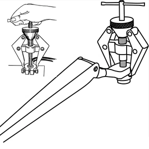 Outil de démontage de roulement de bras d'essuie-glace, extracteur de borne de <span class=keywords><strong>batterie</strong></span> avec extracteur à deux griffes - Product Image 3
