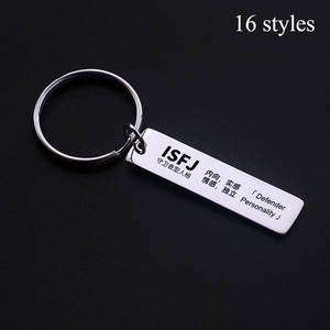 Mbti porte-clés 16 <span class=keywords><strong>personnalité</strong></span> personnage mode homme femme Cosplay accessoire cadeaux créatifs - Product Image 3