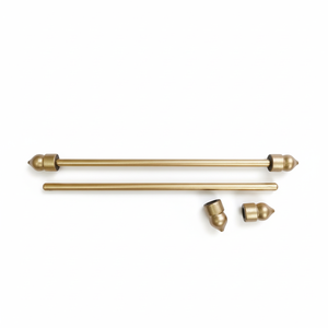 Custom Made Eco Friendly <b>Handmade</b> Gold Scroll Rods Knobs Angel Style Wedding Invitation Cards Silk Screen Printed Durable <b>Paper</b> - Product Image 2