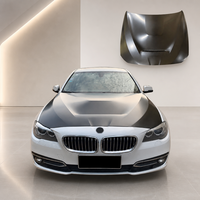 Radiateur de capot en carbone style GTS pour BMW Série 5 F10 F18, capot moteur, carrosserie, pièces automobiles modifiées