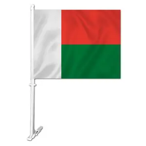 Promoción Suministro de fábrica Bandera de coche de Madagascar Banderas de todos los países