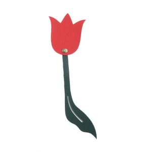 YY PU Leather Tulip <b>Bag</b> Stylish Pink <b>Charm</b> Handmade <b>Bag</b> <b>Charm</b> Cheap Beautiful Mother Day Gift for Her - Product Image 4